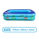 Baby Inflatable Swimming Pool Home Bathtub for Toddler Infant Bathing Tub Summer Water Games Ball Pits for Kids