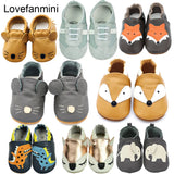 Baby Shoes genuine cow leather soft sole bebe newborn booties babies Boys Girls Infant toddler Moccasins Slippers First Walkers