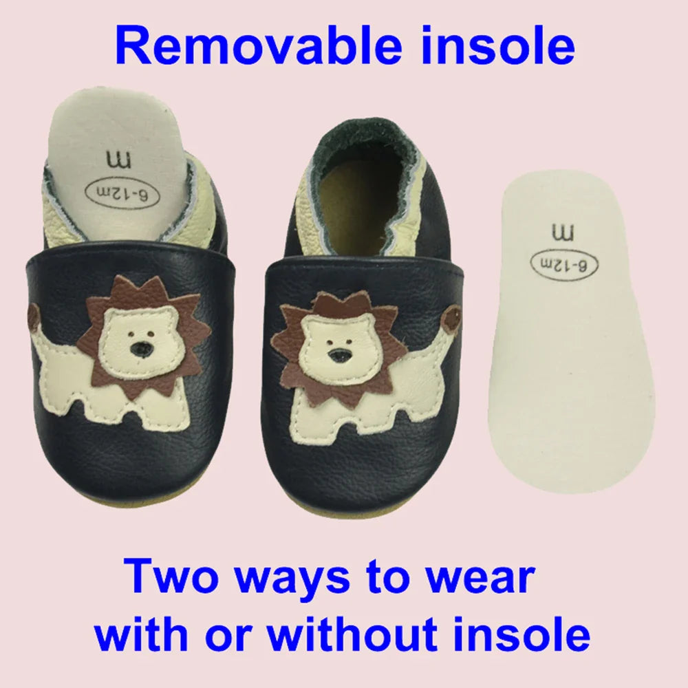 Baby Shoes genuine cow leather soft sole bebe newborn booties babies Boys Girls Infant toddler Moccasins Slippers First Walkers