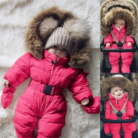 Baby Snowsuit Infant Newborn Clothes Kids Winter Jumpsuit For Boys Girls Romper For Baby Overalls Children Christmas Costume