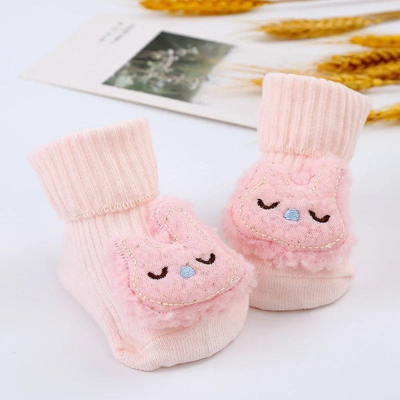 Baby Socks Newborn Infant Cute Cartoon Cotton Socks Baby Boys Girls Lovely Short Socks Clothes Accessories For 0-3Years