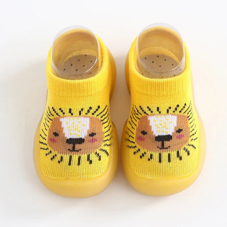 Baby Socks Shoes Infant Cute Cartoon Boy Girl Shoes Soft Rubber Sole Child Floor Sneaker BeBe Booties Toddler Girls First Walker