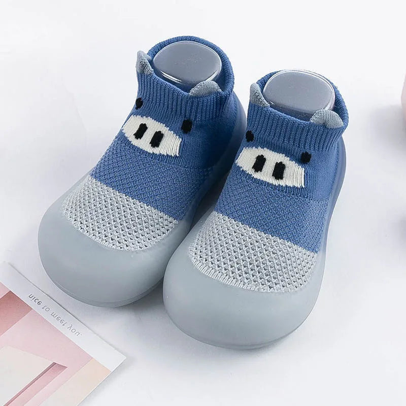 Baby Socks Shoes Infant Cute Cartoon Boy Girl Shoes Soft Rubber Sole Child Floor Sneaker BeBe Booties Toddler Girls First Walker