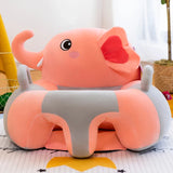 Baby Sofa Support Seat Cover Plush Chair Learning To Sit Comfortable Cartoon Toddler Nest Puff ChairToy Baby Floor Plush Lounger