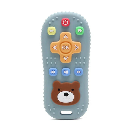 Baby Soft Silicone Remote Control Teether Food Grade Infant Teeth Grinding Stick Teething Anti-eating Hand Newborn Sensory Toys