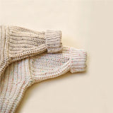 Baby Sweater For Boy & Girls Autumn Winter Cotton Knitted Kids Sweatersuit Casual Chunky Cable Knit Baby Tops