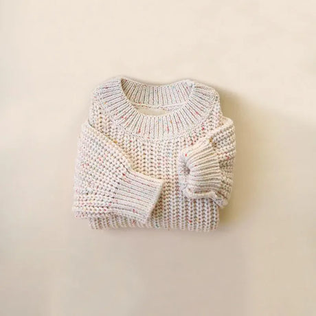 Baby Sweater For Boy & Girls Autumn Winter Cotton Knitted Kids Sweatersuit Casual Chunky Cable Knit Baby Tops