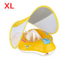 Baby Swimming Float With Sun Canopy Inflatable Infant Floating Swim Kids Swim Pool Accessories Circle Bathing Summer