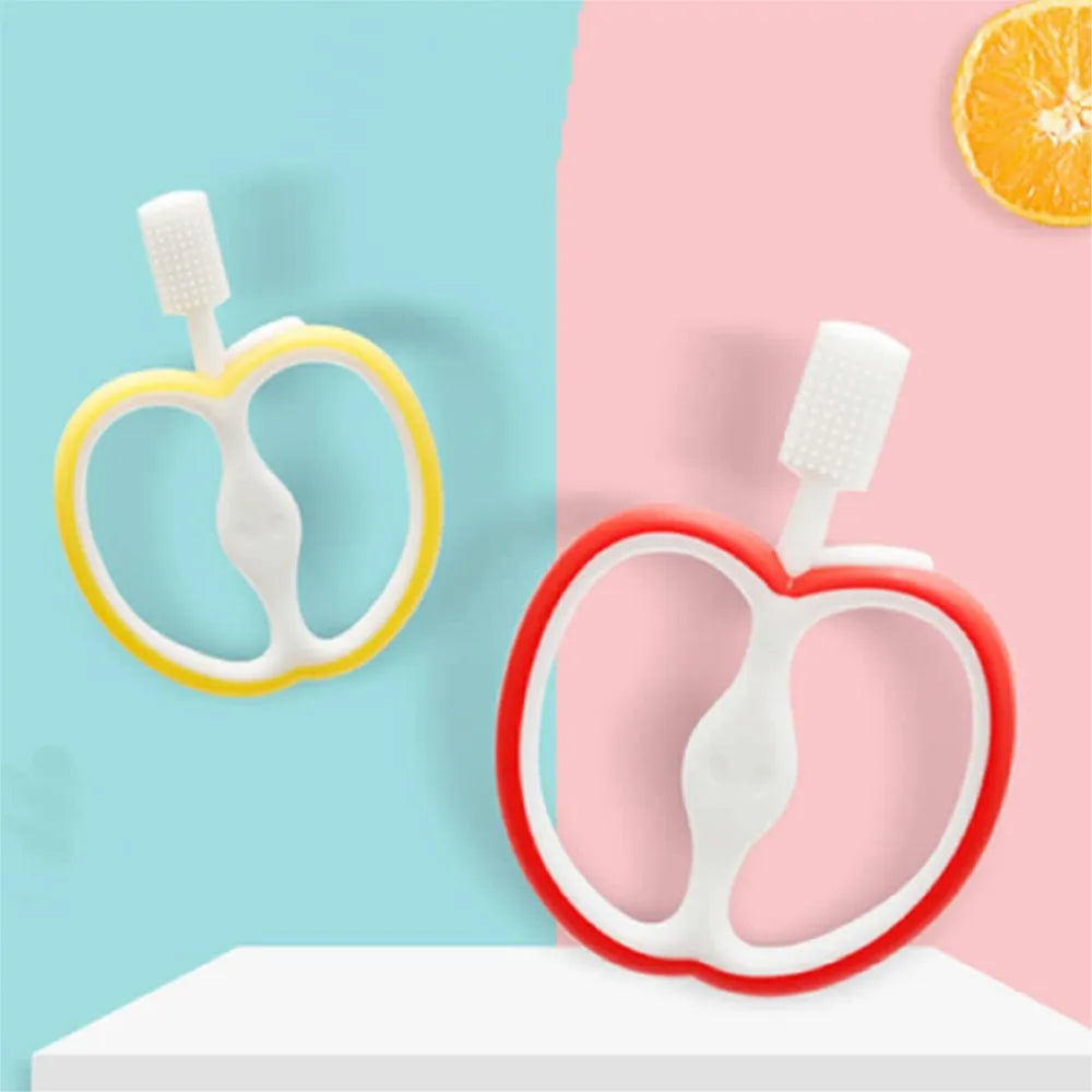 Baby Teether Safety Silicone Teethers Btoddler Kids Chew Tooth Toys Baby Dental Care Toothbrush Training Baby glue maternal