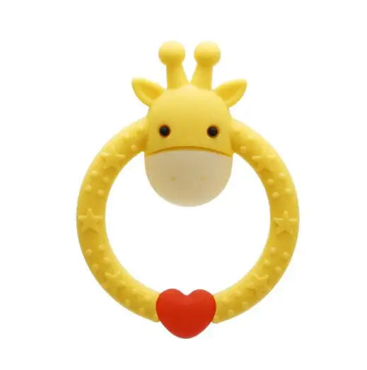 Baby Teether Safety Silicone Teethers Btoddler Kids Chew Tooth Toys Baby Dental Care Toothbrush Training Baby glue maternal