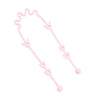 Baby Toy Gum Anti-drop Rope Colorful Anti-drop Silicone Lanyard Feeding Pacifier Nipple Accessories Lanyard Chain