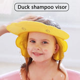 Baby Washing Hat Toddler Bath Shower Cap Children Soft Adjustable Visor Ears Protection Hair Care Infant Shampoo Cap Head Cover