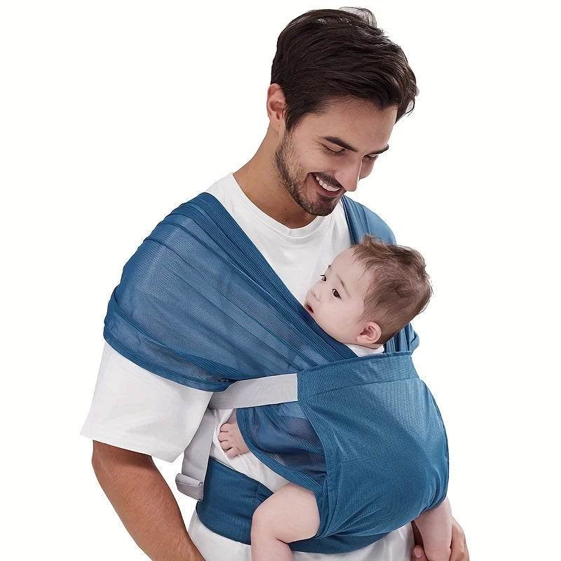 Baby Wrap Carrier Slings Easy To Wear Infant Carrier Slings For Babies Adjustable Baby Carriers For Newborn Up To 50 Lbs