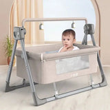 Baby bed rocking bed baby crib electric cradle Portable foldable crib travel crib newborn baby smart coax baby sleeping basket