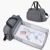 Baby crib multifunctional portable foldable diaper bag mother travel bag baby cradle outdoor diaper changing mat