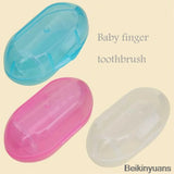 Baby soft finger toothbrush teething baby oral tooth cleaning care hygiene teether baby dental care trainning finger toothbrush