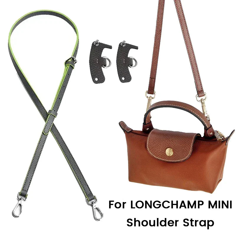 Bag Strap For LONGCHAMP Mini Shoulder Strap Dumpling Crossbody Bag Perforated Conversion Accessories For Punch-free Bag Strap