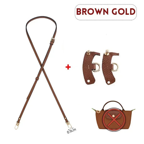 Bag Strap For LONGCHAMP Mini Shoulder Strap Dumpling Crossbody Bag Perforated Conversion Accessories For Punch-free Bag Strap