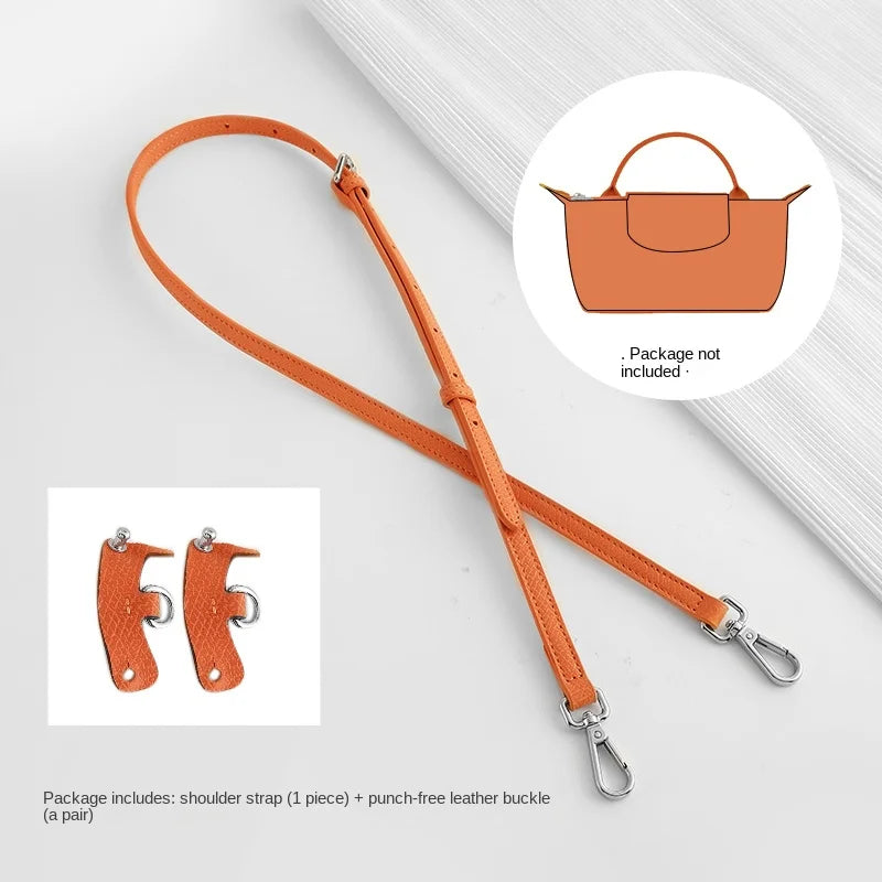 Bag Strap For Longchamp Mini Bag Shoulder Strap Bag Free Punching Modification Bag Belt Accessories 95-124CM/65CM