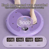 Balance Board Disc Digital Display Screen Waist Twisting Disc Round Smart Rotary Twist Fitness Equipment Twist Turntable