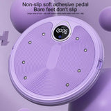 Balance Board Disc Digital Display Screen Waist Twisting Disc Round Smart Rotary Twist Fitness Equipment Twist Turntable