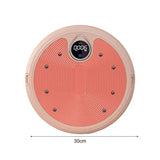 Balance Board Disc Digital Display Screen Waist Twisting Disc Round Smart Rotary Twist Fitness Equipment Twist Turntable