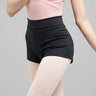 Ballet dance pants high waist flanging slimming practice boxer A-line dance shorts adult nylon fabric