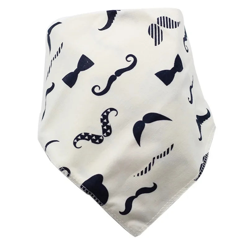 Bandana Bibs Baby Cotton Babador Feeding Smock Infant Triangle Burp Cloths Cartoon Saliva Towel Baby Eating Accessory Baby Stuff