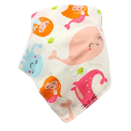 Bandana Bibs Baby Cotton Babador Feeding Smock Infant Triangle Burp Cloths Cartoon Saliva Towel Baby Eating Accessory Baby Stuff