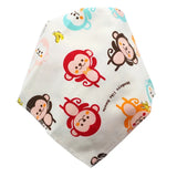 Bandana Bibs Baby Cotton Babador Feeding Smock Infant Triangle Burp Cloths Cartoon Saliva Towel Baby Eating Accessory Baby Stuff