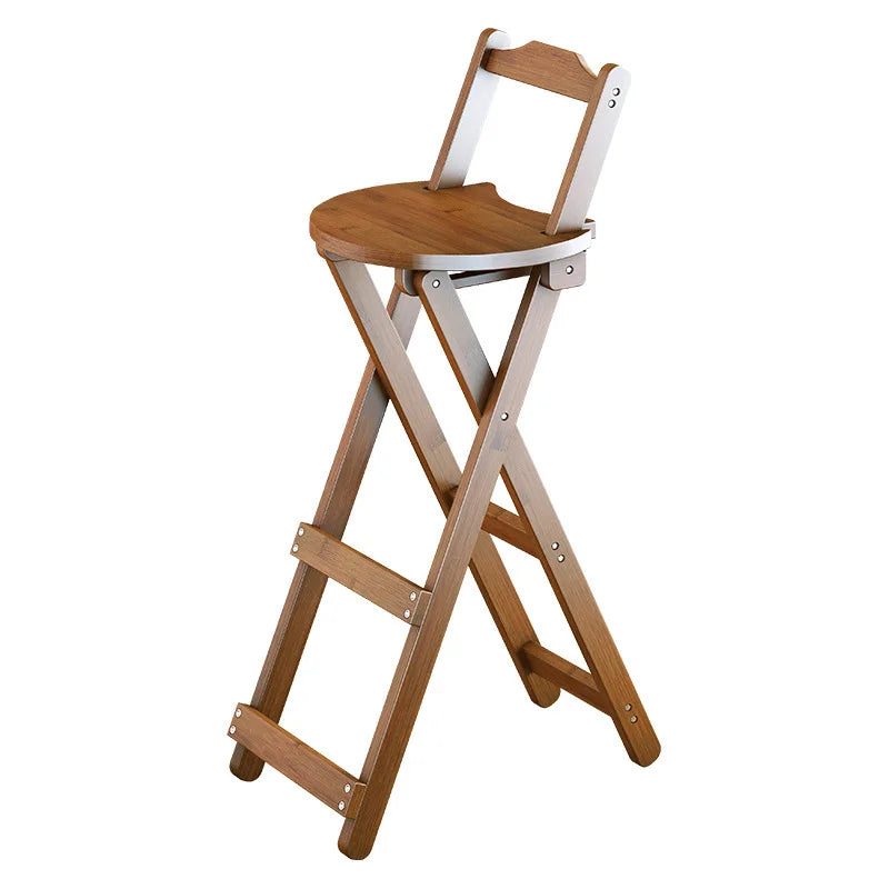 Bar Chair Simple Home Bar Chair Balcony Backrest Bar Stool Coffee Shop High Chair Bar Stool