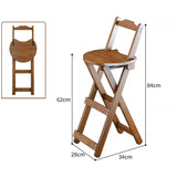 Bar Chair Simple Home Bar Chair Balcony Backrest Bar Stool Coffee Shop High Chair Bar Stool