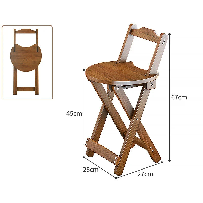 Bar Chair Simple Home Bar Chair Balcony Backrest Bar Stool Coffee Shop High Chair Bar Stool