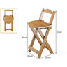 Bar Chair Simple Home Bar Chair Balcony Backrest Bar Stool Coffee Shop High Chair Bar Stool