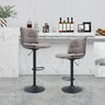 Bar Stools High PU Leather Bar Stool High Bench Lift Height Dining Chair Adjusted Swivel Leisure Kitchen Backrest Furniture