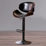 Bar chair modern simple home back high stool bar coffee shop milk tea shop chair front desk chair