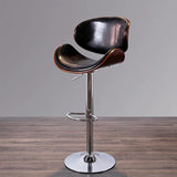 Bar chair modern simple home back high stool bar coffee shop milk tea shop chair front desk chair