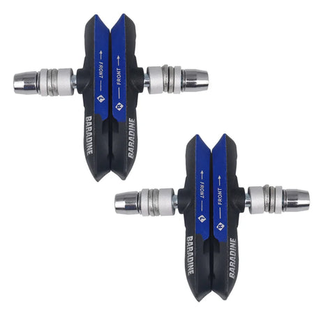 Baradine 959V 73mm MTB V-Brake Pads Mechanical Linear Pull Brakes Dual Compound Bicycle Brake Blocks All-Weather use