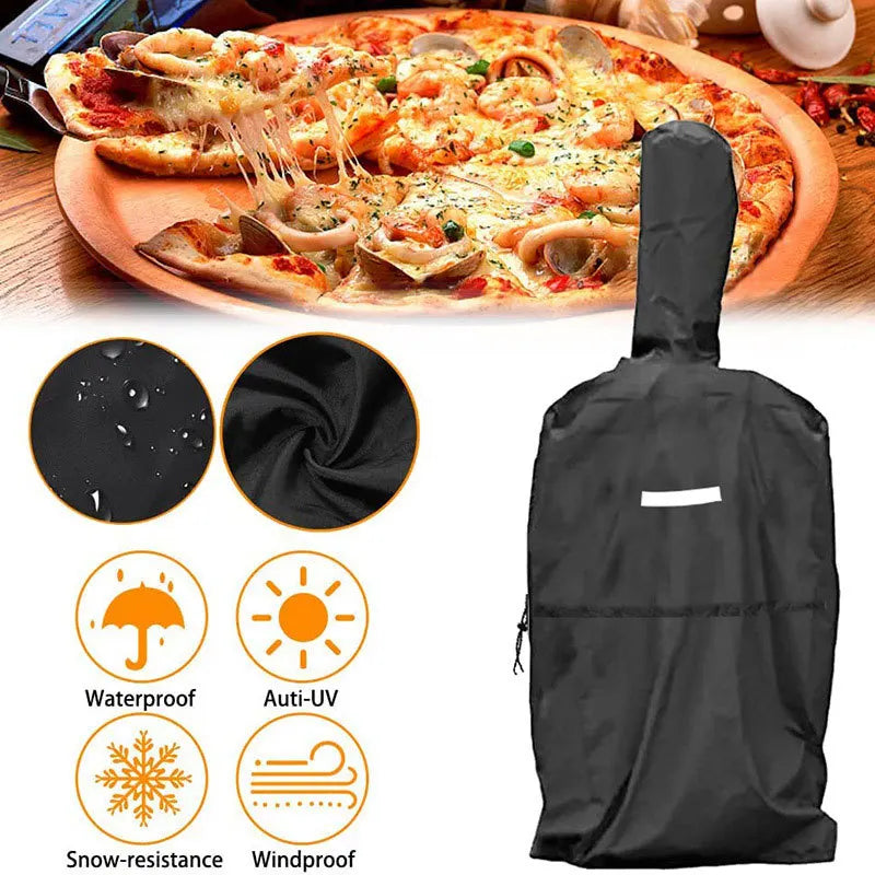 Barbecue Utensils Outdoor Pizza Oven Cover Grill Waterproof Barbecue Cover Cookware BBQ Dust Cover Sunscreen Case Oxford Cloth