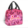 Barbie Women's Lunch Bag Student Movie Peripheral Fashion Print Portable Aluminum Foil Insulated Refrigerated Lunch Box Bag