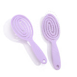 Bath Anti-screw Oval Hollow Hairdressing Hair Brush Activity Gym Comb Things Health Care Tools for Newborns Baby Accessories