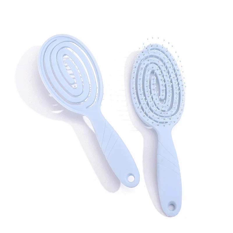 Bath Anti-screw Oval Hollow Hairdressing Hair Brush Activity Gym Comb Things Health Care Tools for Newborns Baby Accessories