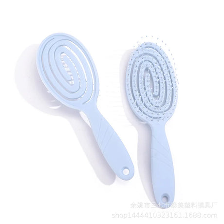 Bath Anti-screw Oval Hollow Hairdressing Hair Brush Activity Gym Comb Things Health Care Tools for Newborns Baby Accessories