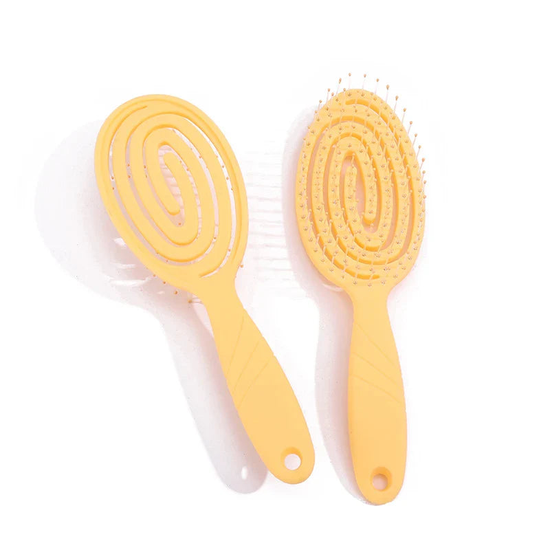 Bath Anti-screw Oval Hollow Hairdressing Hair Brush Activity Gym Comb Things Health Care Tools for Newborns Baby Accessories