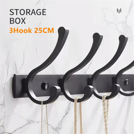 Bathroom Clothes Hanger Wall Hook Towel Hook  Coat Rack Hallway Balcony Corner Door Clothes Shelf Key Holder for Kitchen Bedroom