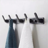 Bathroom Clothes Hanger Wall Hook Towel Hook  Coat Rack Hallway Balcony Corner Door Clothes Shelf Key Holder for Kitchen Bedroom