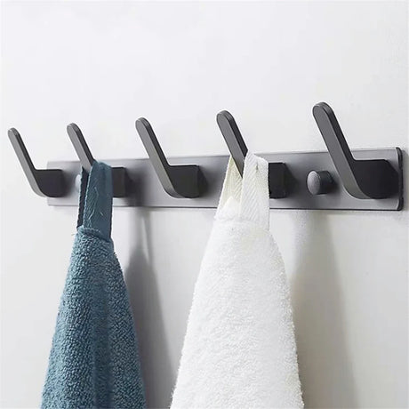 Bathroom Clothes Hanger Wall Hook Towel Hook  Coat Rack Hallway Balcony Corner Door Clothes Shelf Key Holder for Kitchen Bedroom