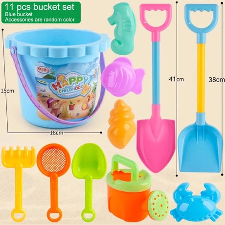 Beach Sand Tools Sets Toys Castle Bucket Kids Sand Mold Children Summer Toys For Seaside Beach Play Sand Water Game Snow Toys