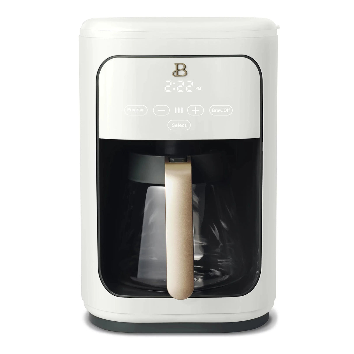 Beautiful Perfect Grind™ Programmable Single Serve Coffee Maker, White Icing by Drew Barrymore