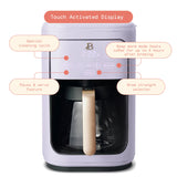 Beautiful Perfect Grind™ Programmable Single Serve Coffee Maker, White Icing by Drew Barrymore